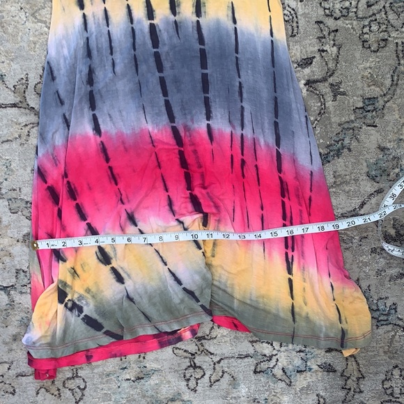 Bohemian Tie-Dye Style Flowy Summer Dress Small - Picture 14 of 16